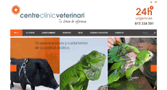 Desktop Screenshot of centreclinicveterinari.es